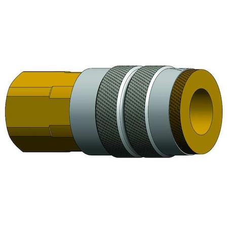 Female to Industrial Coupler,(F)NPT,3/8