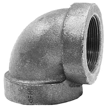 90 Degree Elbow 90 Degree Elbow, 1/2" Pipe, FNPT, Cast Iron, Class 125