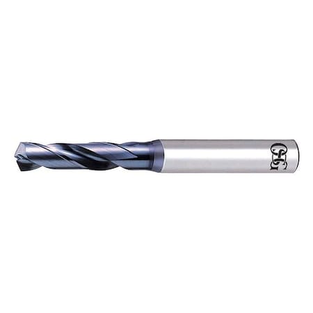Screw Machine Drill Bit, 3.60 mm Size, 130  Degrees Point Angle, Powdered Metal, V Finish