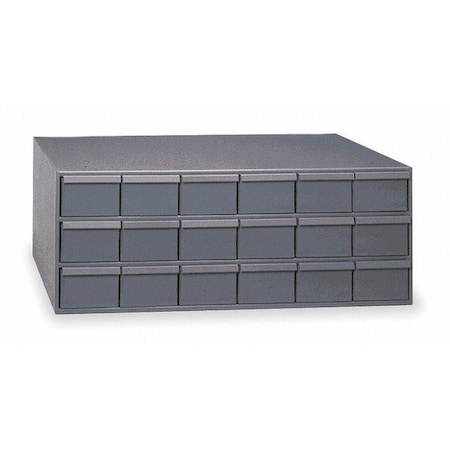 Prime Cold Rolled Steel, Drawer Bin Cabinet, 12 1/4 in D x 12 3/4 in H x 33 3/4 in W