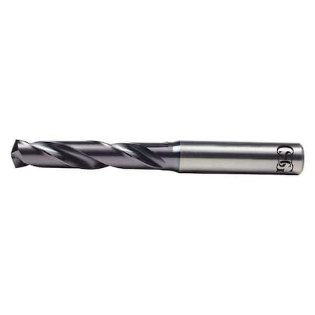 Screw Machine Drill Bit, 20.00 mm Size, 140  Degrees Point Angle, Solid Carbide, TiAlN Finish
