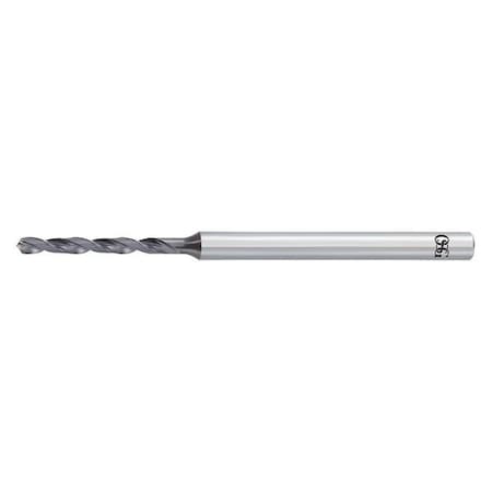 Micro Drill, 0.0594, Carbide, 18.60mm Flute