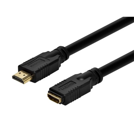 HDMI Extension Cable,Black,10 ft.,24AWG