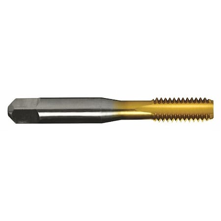 Straight Flute Hand Tap, M4-0.70, Bottoming, 4 Flutes, Metric Coarse