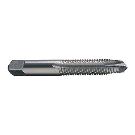 Spiral Point Tap, 1/2"-13, Plug, UNC, 3 Flutes, Bright