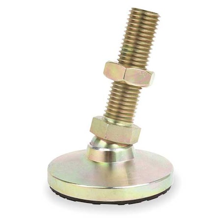 Level Mount,Swivel Stud,M16,2-1/2in Base