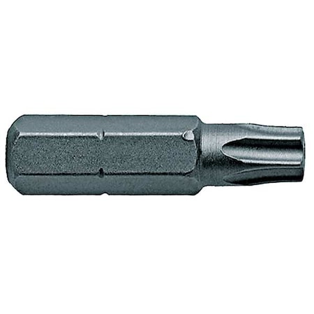 Torsion Bit, SAE, 1/4", Hex, T30, 1", PK5