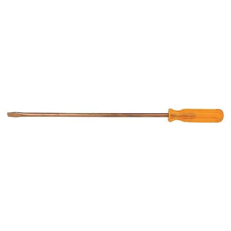 Non-Sparking Slotted Screwdriver 1/8 in Round