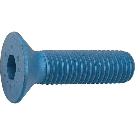 M5-0.80 Socket Head Cap Screw, Flat, Metric Blue Steel, 10 mm Length, 25 PK