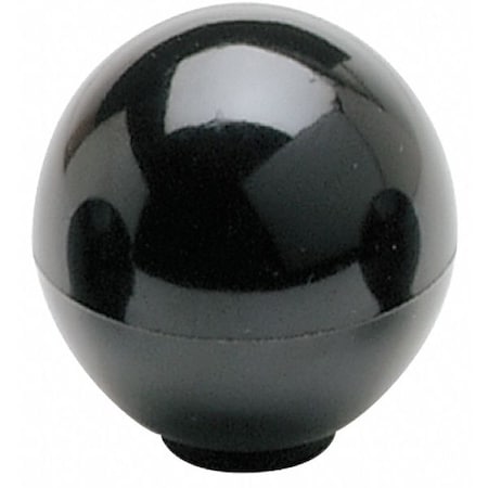 Ball Knob, 5/16-18 Thread Size, 1.32"L, Blind Tap
