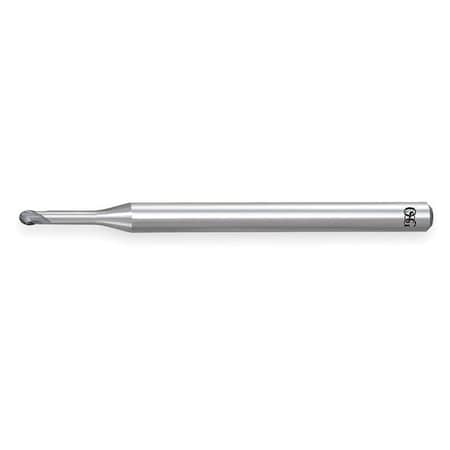 End Mill,Carbide,WXL,1.5mm,2 FL,Ball End