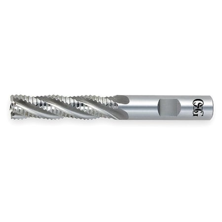 End Mill,Roughing,Co,7/16,4 FL,Sq End