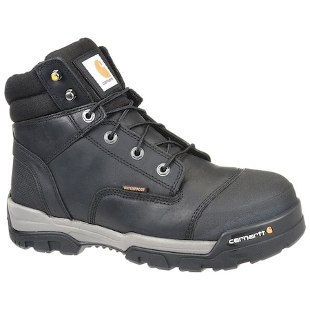 Men's 6-Inch Work Boot, 11, Composite Toe, 6 in H, Black, CME6351