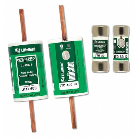 UL Class Fuse, J Class, Time-Delay, 9A, 600V AC, Non-Indicating