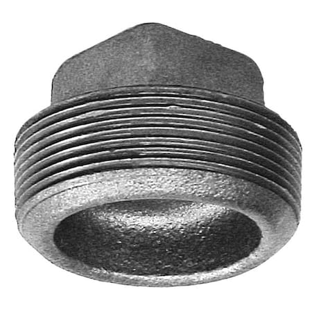 Square Head Plug Square Head Plug, 4" Pipe, MNPT, Malleable Iron, Class 150