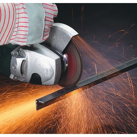 Abrasive Cut-Off Wheel, Type 1, 4 1/2 in Dia, 0.045 in Thick, 7/8 in Arbor Hole Size, Ceramic