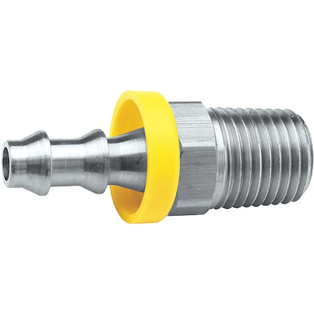 Push on Hose Fitting,1"x1",BarbxNPT