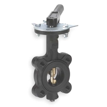 Butterfly Valve,Lug,2 1/2 In,EPDM Liner