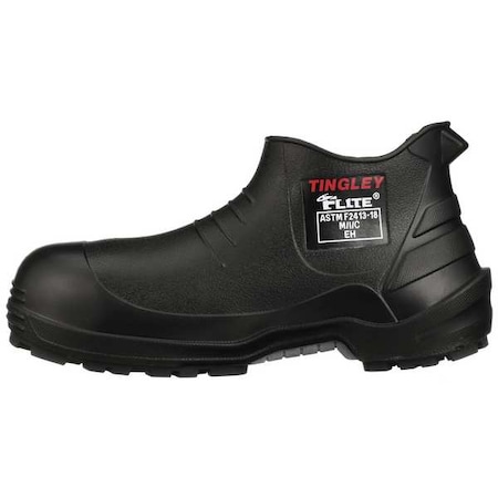 Unisex Flite Rubber Shoe, Composite Toe, 6 in Height, Black, M11/W13