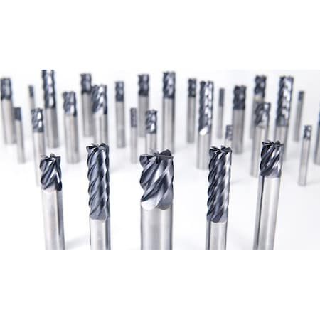 Corner Radius End Mill, 0.375 in