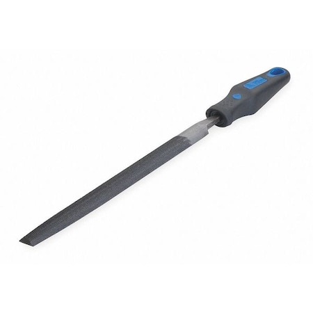 Half Round File,10 In. L,Ergo Handle