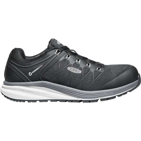 Men's Athletic Shoe, Carbon Fiber Toe, Mesh Upper, Rubber Outsole, Lace Up, Black/Vapor, 9 D