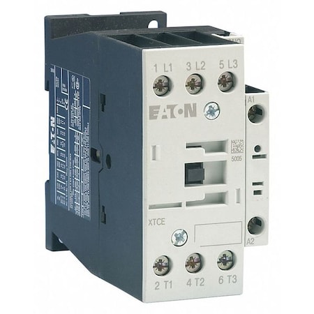 IEC Magnetic Contactor, 1NO, 480V AC, 3 P, Non-Reversing, Screw