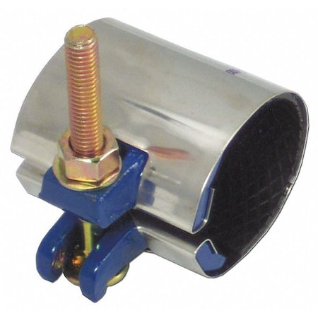 Repair Clamp, Pipe Size 1 1/2 In, 6 In L