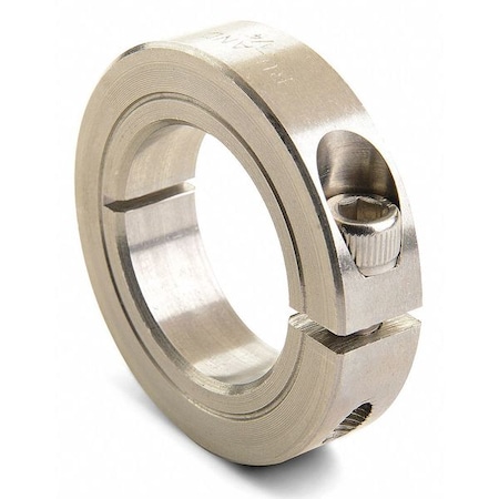 Shaft Collar,Clamp,1Pc,1-3/8 In,303 SS
