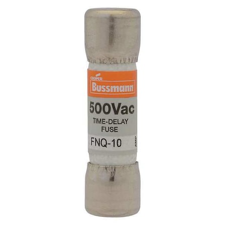 Midget Fuse, Time-Delay, 9A, 500V AC, Non-Indicating, 10kA at 500V AC