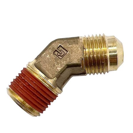 Elbow, Brass, Flared 1/2 in, MNPT 1/2 in