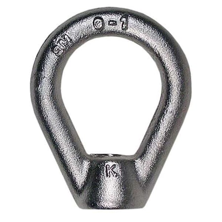 Oval Eye Nut, 5/8"-11 Thread Size, 3/4 in Thread Lg, 316 Stainless Steel, Plain
