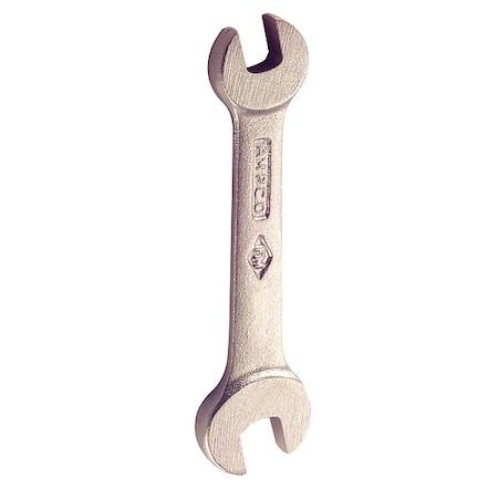 Nonsparking Open End Wrench,7/16x1/2 in.