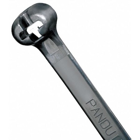 Cable Tie, 15-1/2 in L, 4-1/4 in Max Bundle Dia., Black, Nylon 6/6, 50 lb Strength, 1000 PK