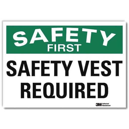 Safety Decal,Reflctv Vinyl,10inHx14inW, U7-1248-RD_14X10
