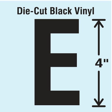 LetterLabel,Vinyl,4inH,2-1/4inW,PK10