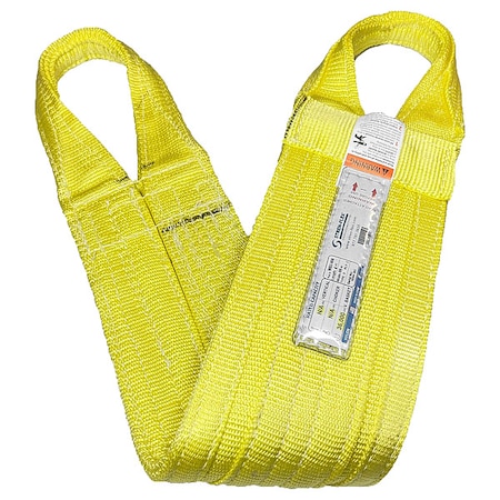Web Sling,Flat Eye,20 ft L