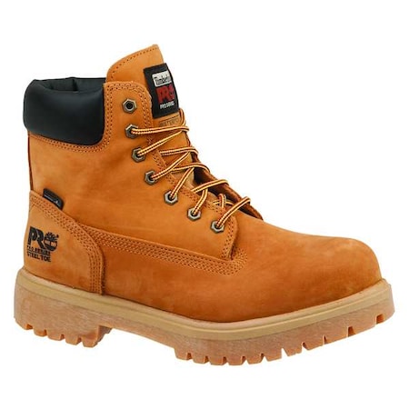 Men's 6-Inch Work Boot, 8 1/2 W, Wheat, 65016