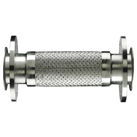 2-1/2" Dia x 12" L 316 SS Flexible Metal Hose