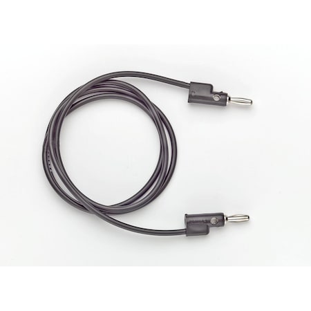 Test Leads, Black, 5000 V, 18 AWG, 4 ft