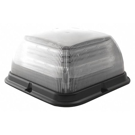 Beacon Light,Amber, Clear,3-5/16" H