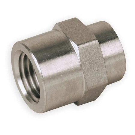 1/2" FNPT 316 SS Hex Coupling