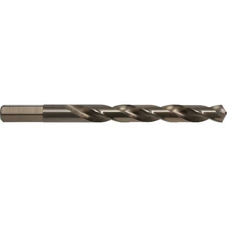 118 Degree Heavy-Duty Cobalt Hex Shank Jobber Length Drill Cle-Line 1804 Straw HSS-CO RHS/RHC 15/64