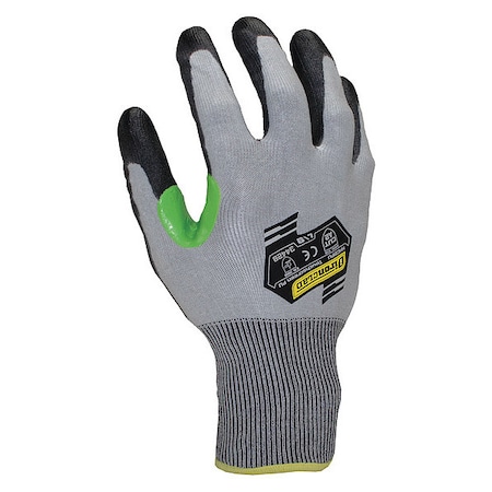 Cut Resistant Coated Gloves, Cut Level A2 ,Dipped ,Polyurethane ,Smooth ,XL 1 PR