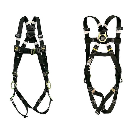 H500 Miller Full Body Harness Welding, 2XL, 420 lb, Quick-Connect Chest/ Quick-Connect Leg Straps