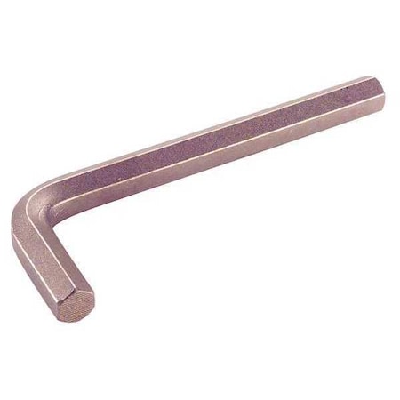 Metric Plain Hex Key Hex Key, 4 mm Tip Size, 70 mm Long, 25 mm Short