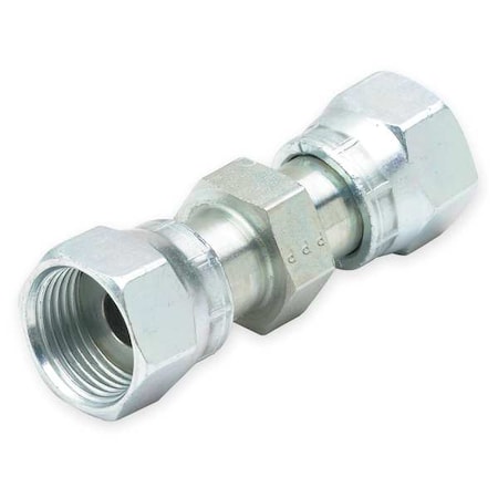 Union, Steel, Comp. 3/8 in, Comp. 3/4 in