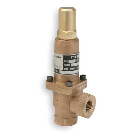 Pressure Relief Valve,1/2 In,200 psi