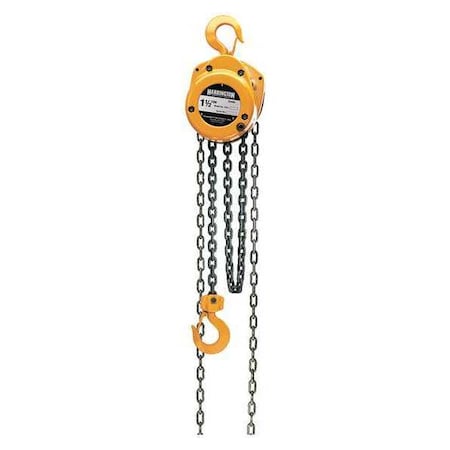Manual Chain Hoist,3000 lb.,Lift 20 ft.