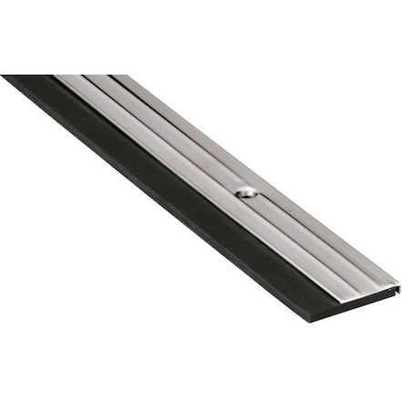 Door Bottom,5/32 x 60 In,Stainless Steel